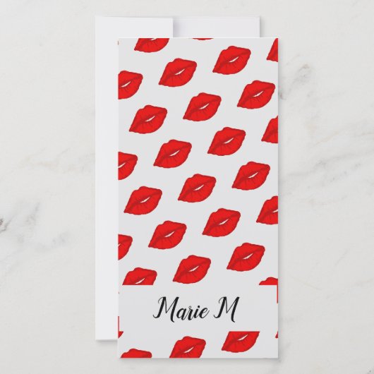 Merci avec baisers (Dos)