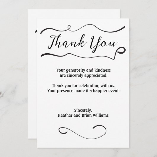 Merci avec Tourbillon avec Image (Devant / Derrière)