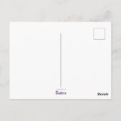 Merci avec un Graffiti Gracias sur une carte posta (Dos)