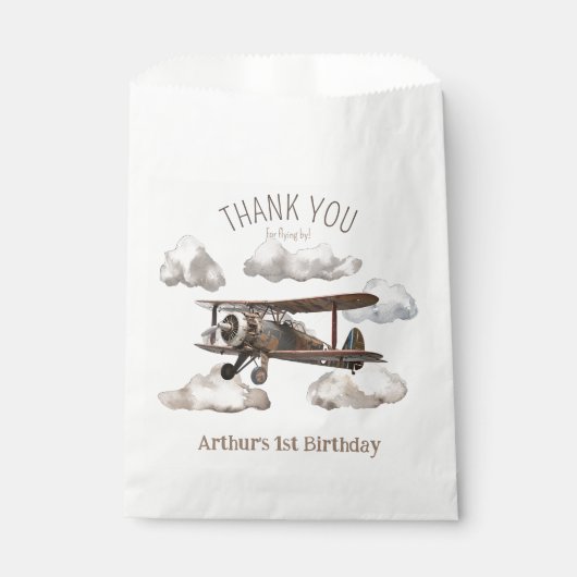 Merci Avion partie pour sacs (Devant)