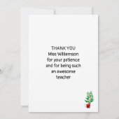 Merci Awome Enseignant (Dos)