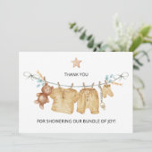 Merci Baby shower Boho (Debout devant)