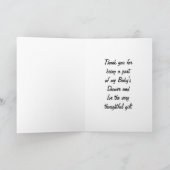MERCI BABY SHOWER CADEAU (Intérieur)