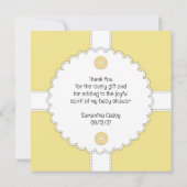 Merci Baby shower Dantel (Dos)