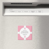 Merci Baby shower Dantel Magnet (In Situ (Lave-vaisselle))
