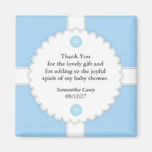 Merci Baby shower Dantel Magnet