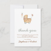 Merci Baby shower de transport pour bébés (Devant)