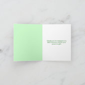 Merci Baby shower Élégant bétail (Intérieur)