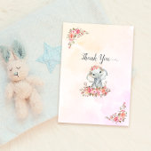 Merci Baby shower éléphant