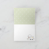 Merci Baby shower Lampe verte (Intérieur)