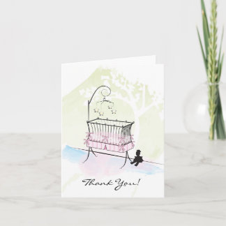 Merci baby shower - rose