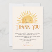 Merci Baby shower Sun (Devant)