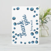 Merci baies beaucoup de bleuet merci notes (Debout devant)