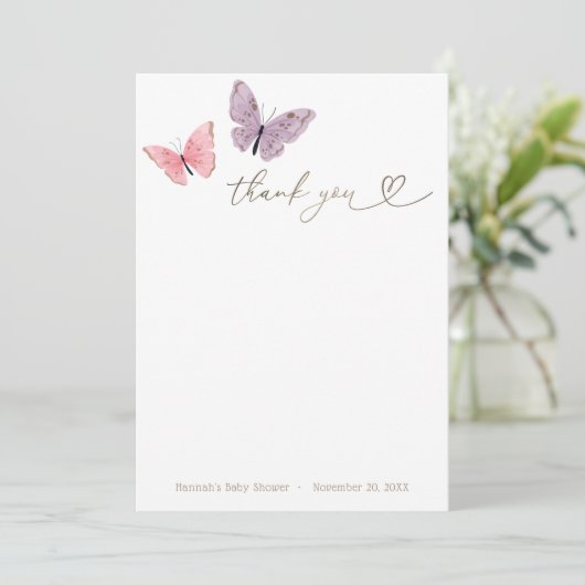 Merci Baisers à papillon  (Debout devant)