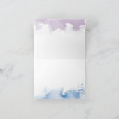 MERCI BAR MITZVAH étoile bleu violet aquarelle (Intérieur)