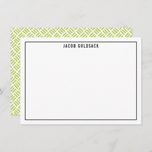 MERCI BAR MITZVAH moderne en grille noire (Devant / Derrière)