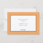 MERCI BAR MITZVAH moderne gris orange (Dos)