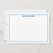 MERCI BAR MITZVAH moderne simple bleu royal (Devant)