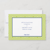 MERCI BAR MITZVAH moderne simple marine chaux bleu (Dos)