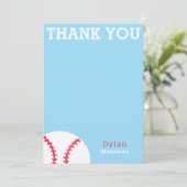 Merci Baseball Sports Bleu Personnalisé (Debout devant)