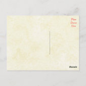 Merci Basset Hound Carte postale de voeux (Dos)