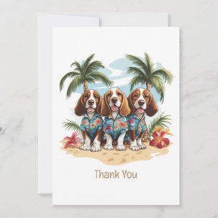 Merci Basset Hound Chiens Hawaiian Shirts