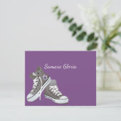 Merci Bat mitzvah Basket Fade de l'étoile violette (Debout devant)