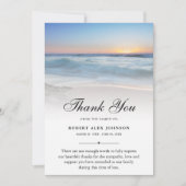 Merci Beach Funérailles Photo Sympathy Grief (Devant)