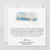 *~* MERCI Beach Sunset Sunrise WE Carte AR7 (Dos)