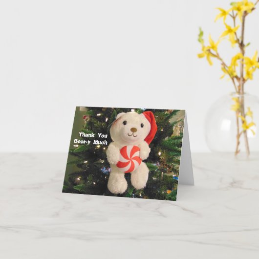 Merci Beary beaucoup de carte (Fleur jaune)
