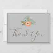 Merci Beau bleu fleuri (Devant)