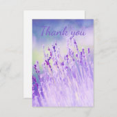 Merci beau champ de fleurs de lavande (Devant / Derrière)