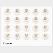 Merci beaucoup autocollant de faveur de latte édit (Feuille)