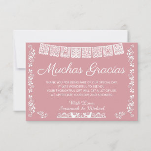 Merci Beaucoup Baby Shower Rose Pâle