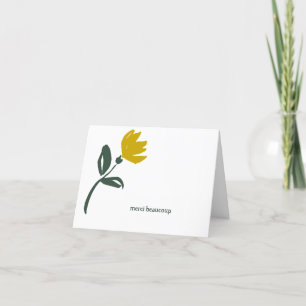 Merci Beaucoup! Bedankkaart