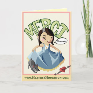 Merci Beaucoup Bedankkaart