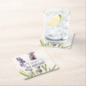 Merci Beaucoup Bedankt Lavendel Papier Onderzetter (Insitu)