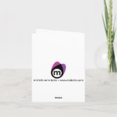 Merci beaucoup ! Carte photo (Dos)