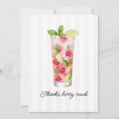 Merci Beaucoup Cocktail de Framboise Enterrement d (Devant)