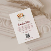 Merci beaucoup code QR de mariage Watercolor