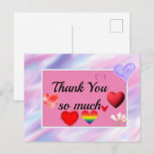 merci beaucoup de carte postale (Devant / Derrière)