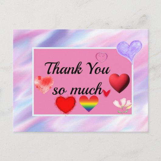 merci beaucoup de carte postale (Devant)