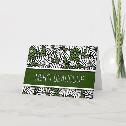 Merci Beaucoup Green Fern Blank Français (Devant)