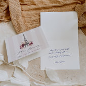 Merci Beaucoup Paris Baby shower Bedankkaart