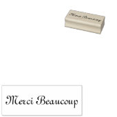 Merci Beaucoup Rubber Stamp Rubberstempel (Gestempeld)