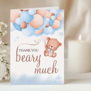 Merci beaucoup, Teddy Bear, Baby Shower ours en pe