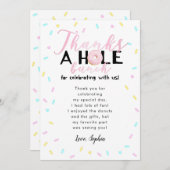 Merci beaucoup thème donut fête d'anniversaire (Devant / Derrière)