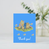 merci bébé Carte postale (Debout devant)