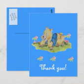 merci bébé Carte postale (Devant / Derrière)
