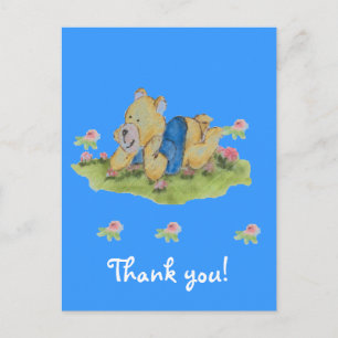 merci bébé Carte postale